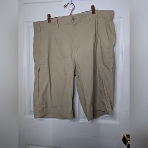 Eddie Bauer Mens Shorts Size 36 Beige Tan Hiking Outdoor Golf